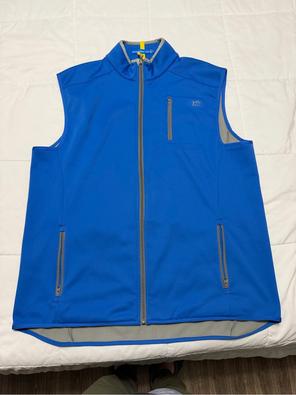 Southern Tide Men's Blue Performance Softshell Vest